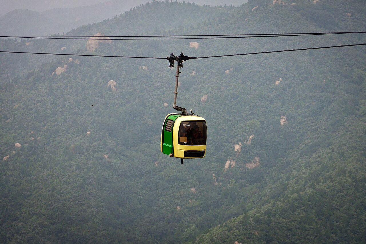 The cable car at Badaling