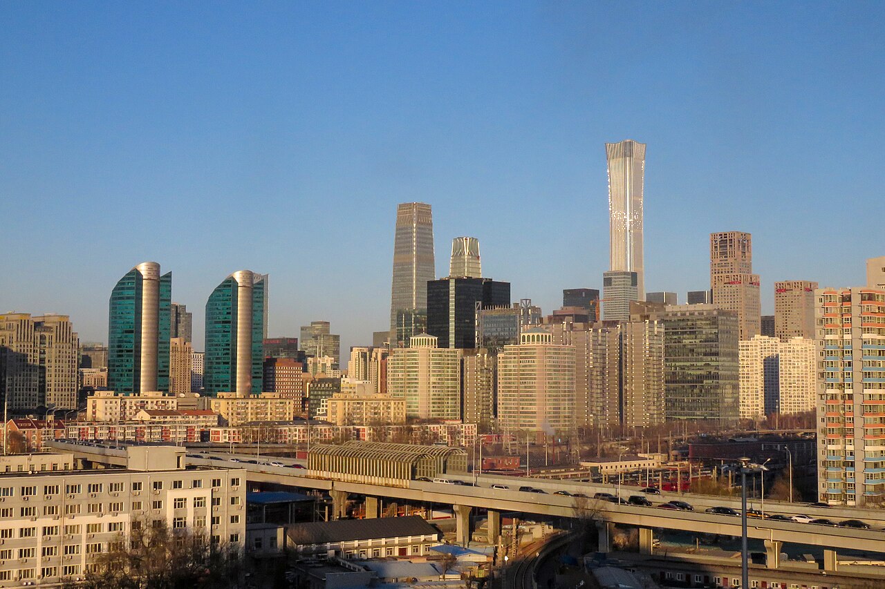 The Beijing CBD skyline